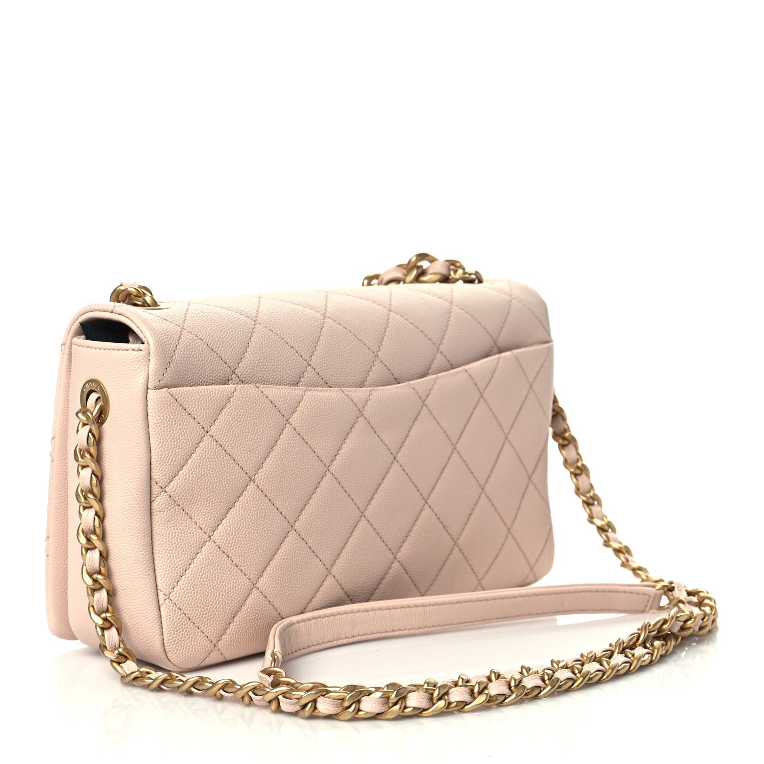 Chanel Caviar Quilted Medium Fashion Therapy Flap Beige 3 of 10