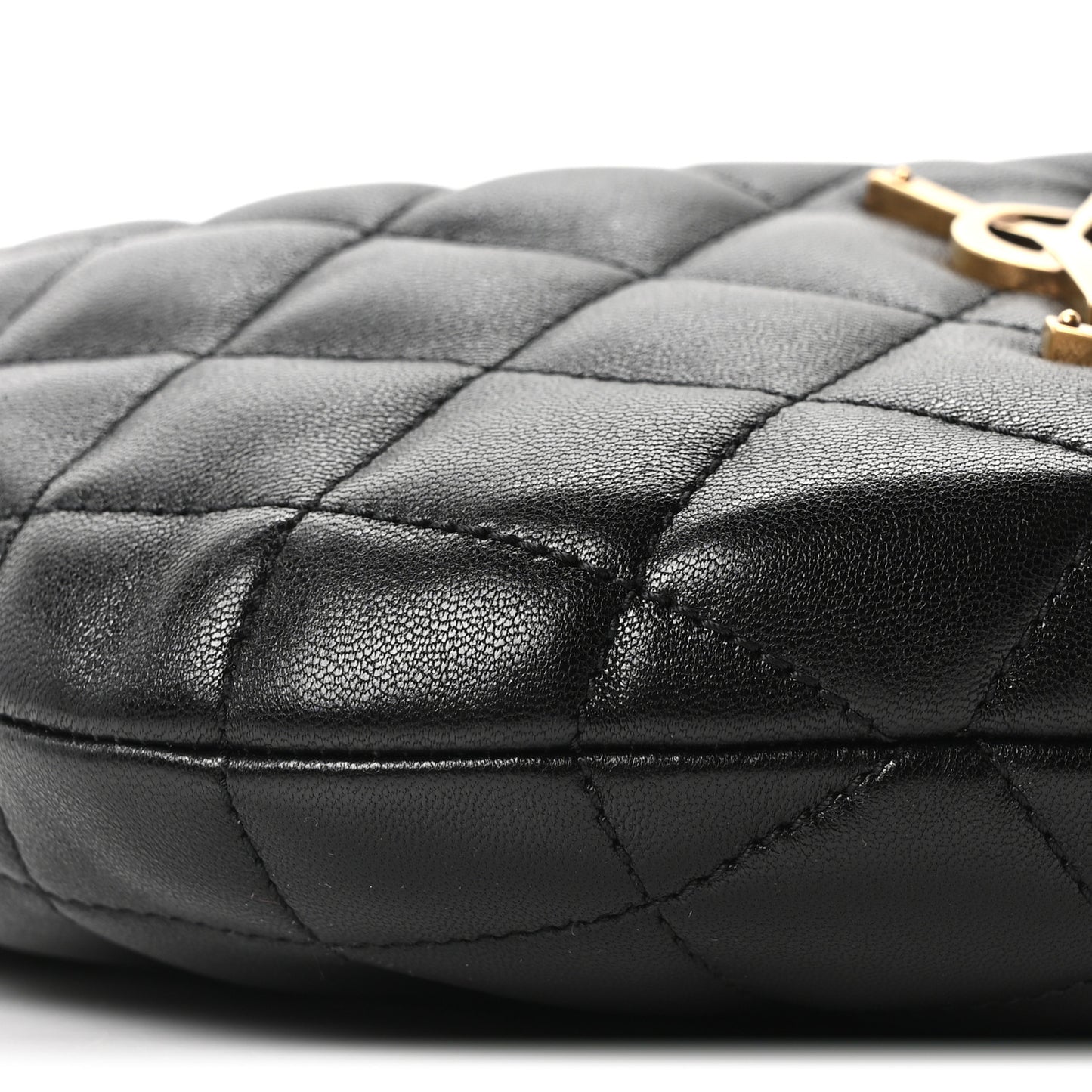 Lambskin Quilted Icarino Bag Black