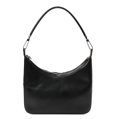 Gucci Calfskin Interlocking G Shoulder Bag Black 1 of 12