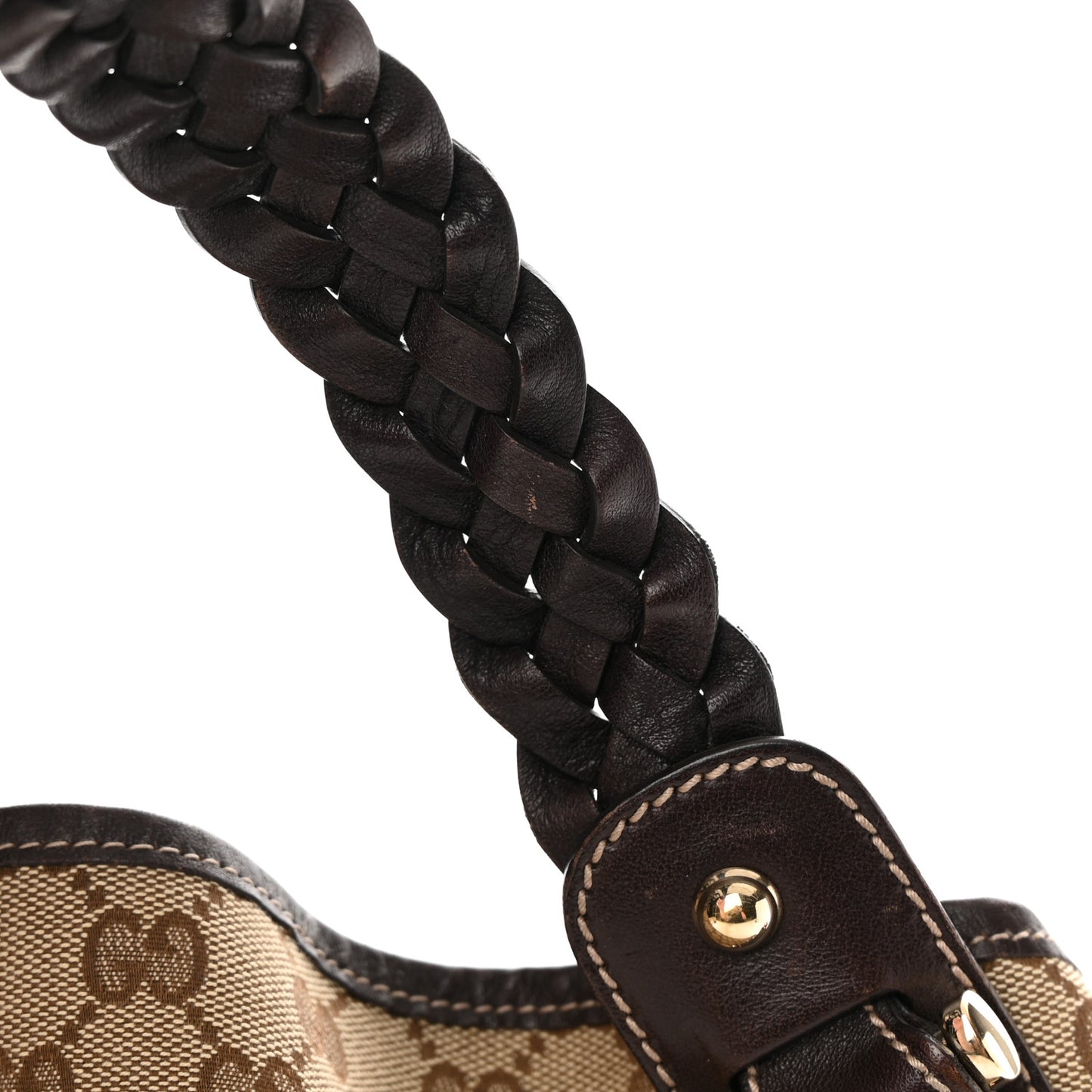 Monogram Small Pelham Shoulder Bag Dark Brown
