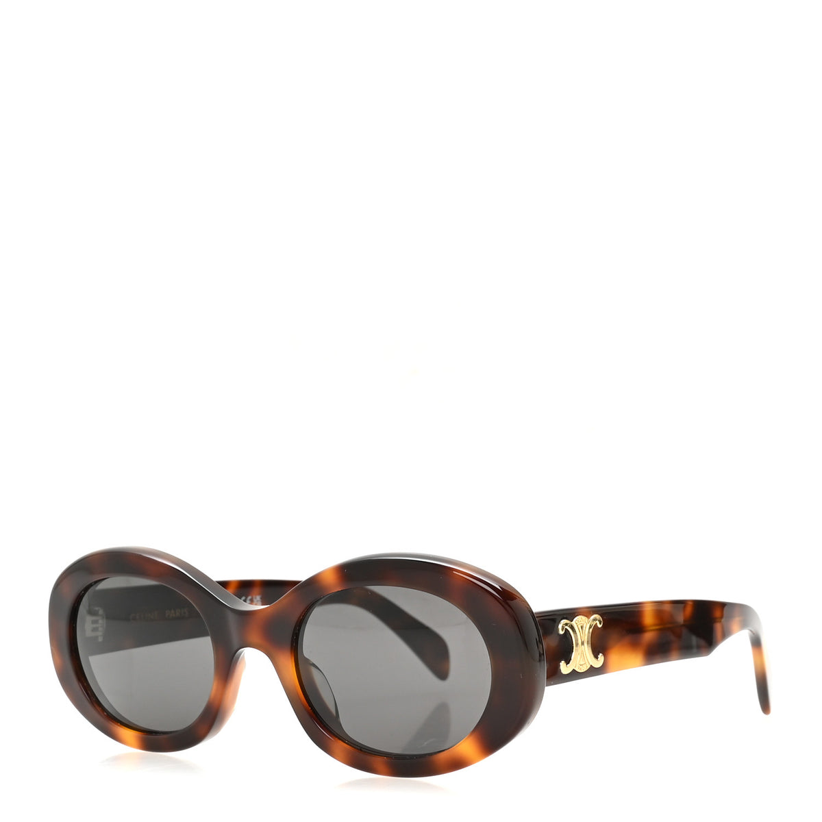 Celine Acetate Triomphe 01 Sunglasses CL 40194U Tortoise 1 of 7