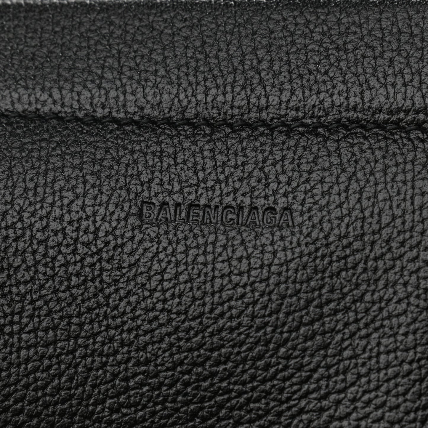 Grained Calfskin Monday Bowler S Black