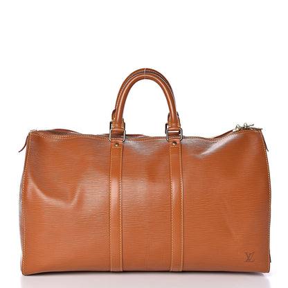 Louis Vuitton Epi Keepall 45 Cipango 1 of 10