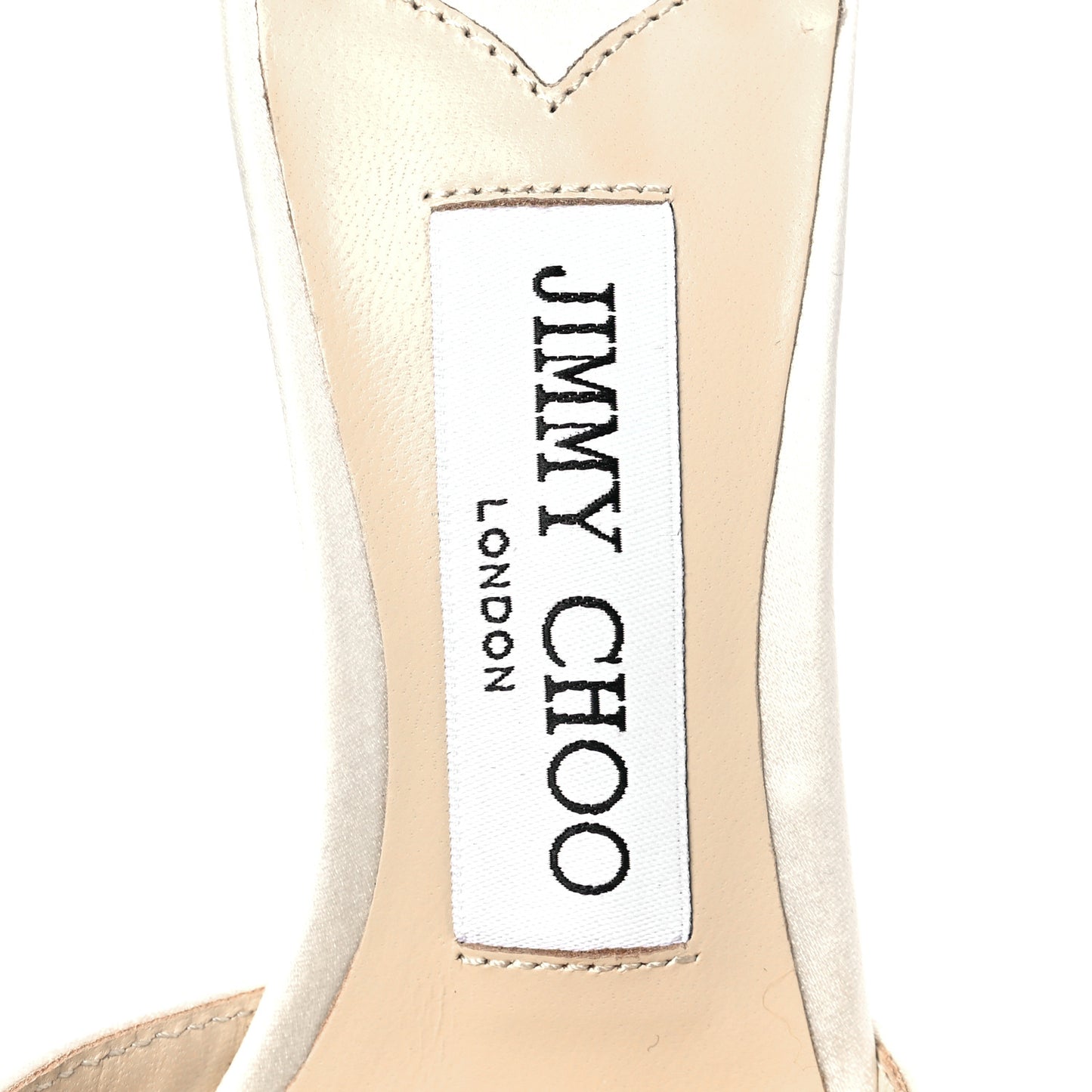 Satin Crystal Saeda 100 Pumps 36 Ivory