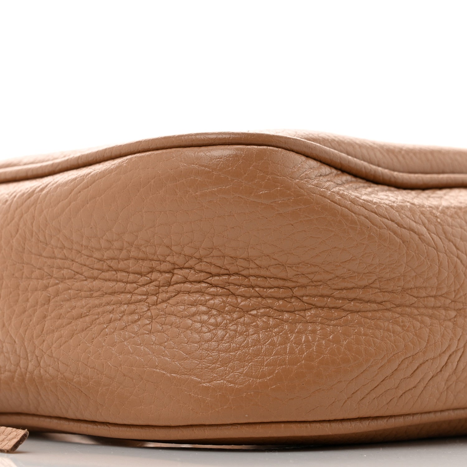 Gucci Pebbled Calfskin Small Soho Disco Bag Camelia 9 of 13