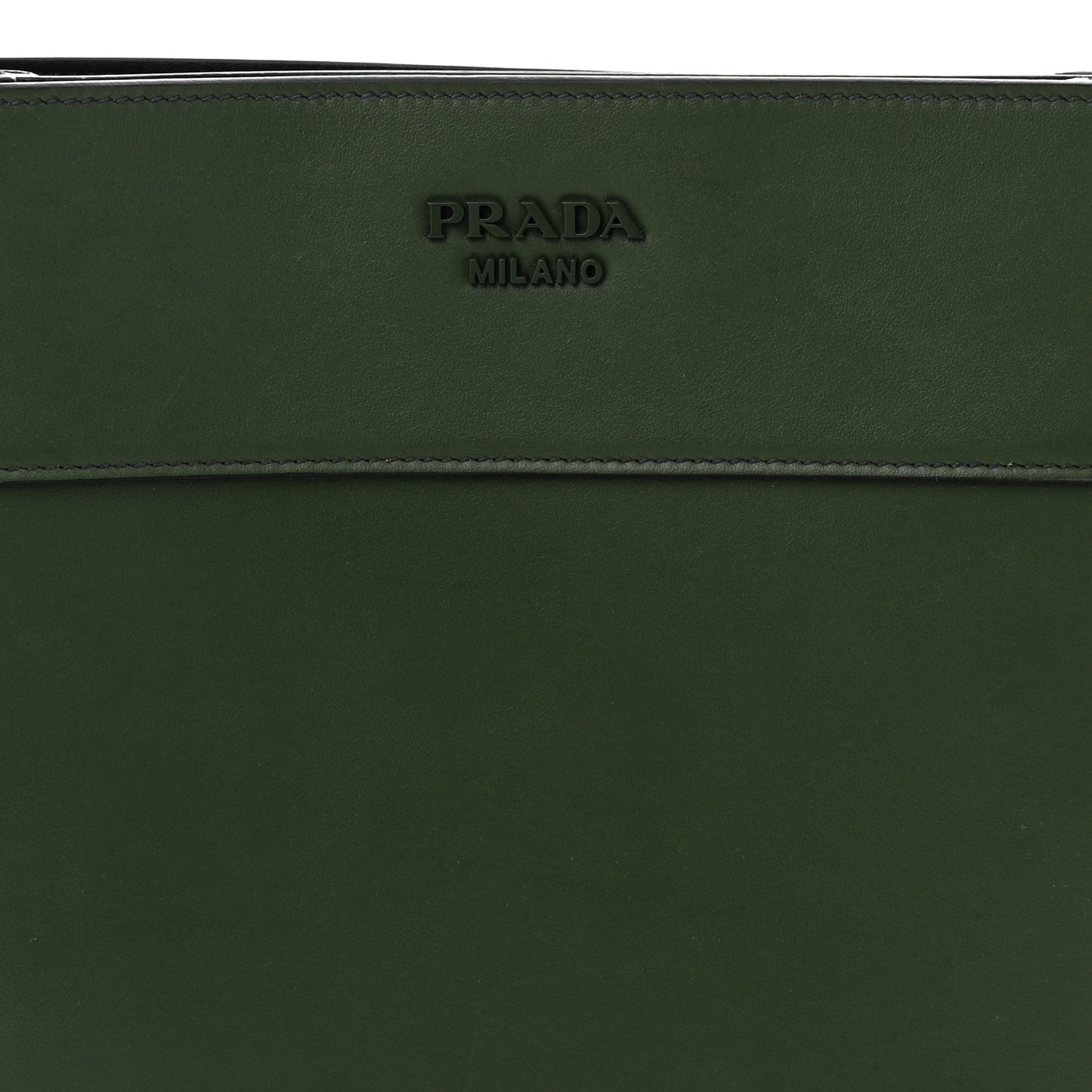 City Calfskin Margit Bag Green Black