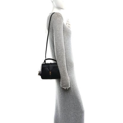Celine Satinated Calfskin Mini 16 Top Handle Bag Black 3 of 29