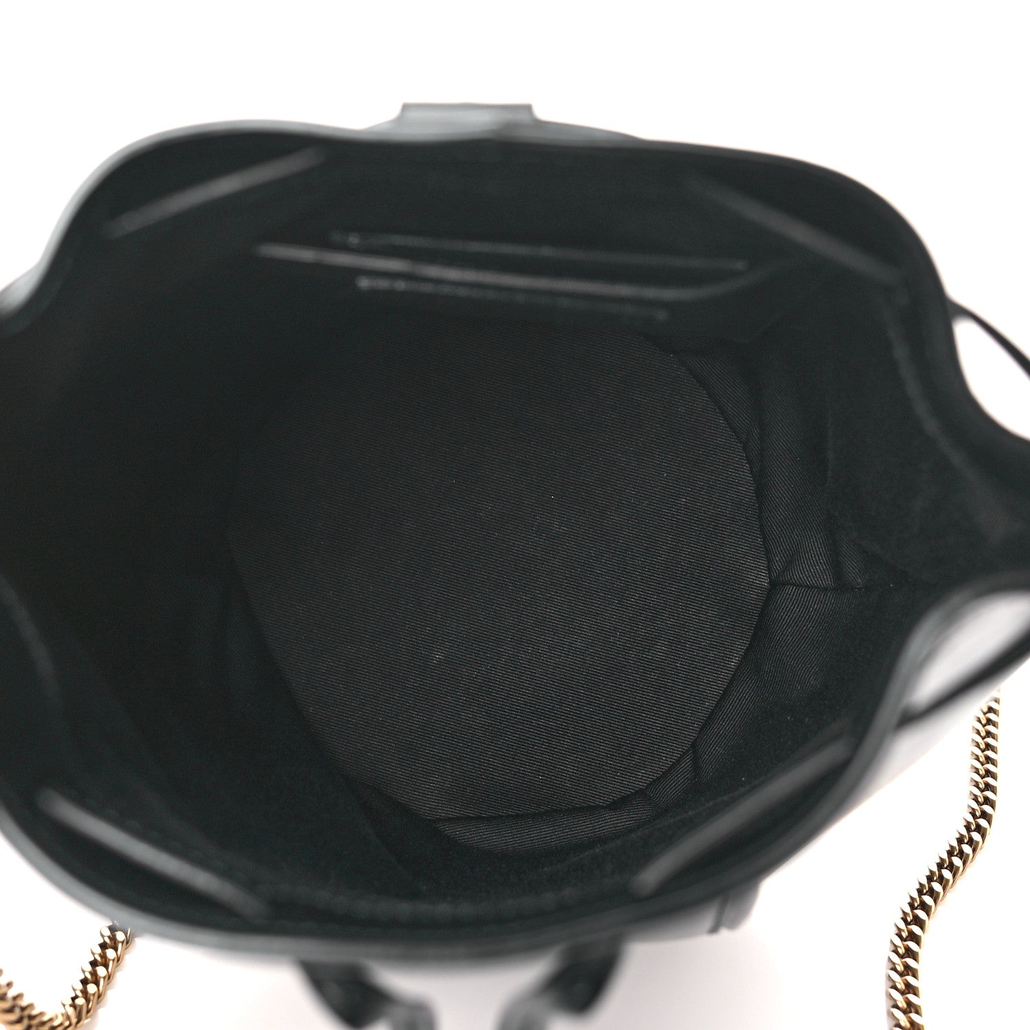 Saint Laurent Smooth Calfskin Small Talitha Bucket Bag Black 5 of 10