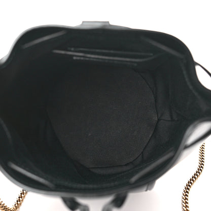 Saint Laurent Smooth Calfskin Small Talitha Bucket Bag Black 5 of 10