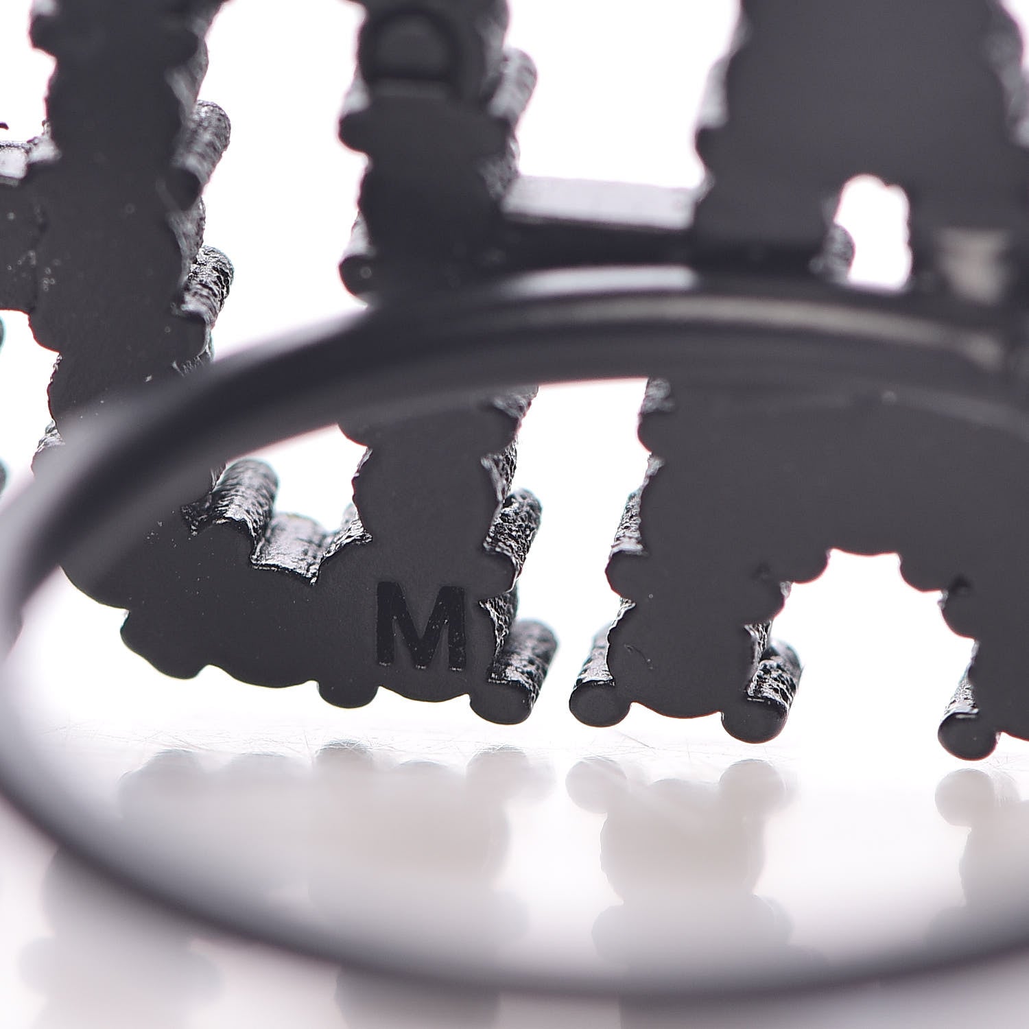 Christian Dior Crystal J'Adior Double Ring M Black 5 of 5