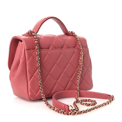 Chanel Caviar Quilted Small Business Affinity Flap Pink 3 of 10