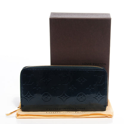 Louis Vuitton Vernis Zippy Wallet Blue Nuit 5 of 8
