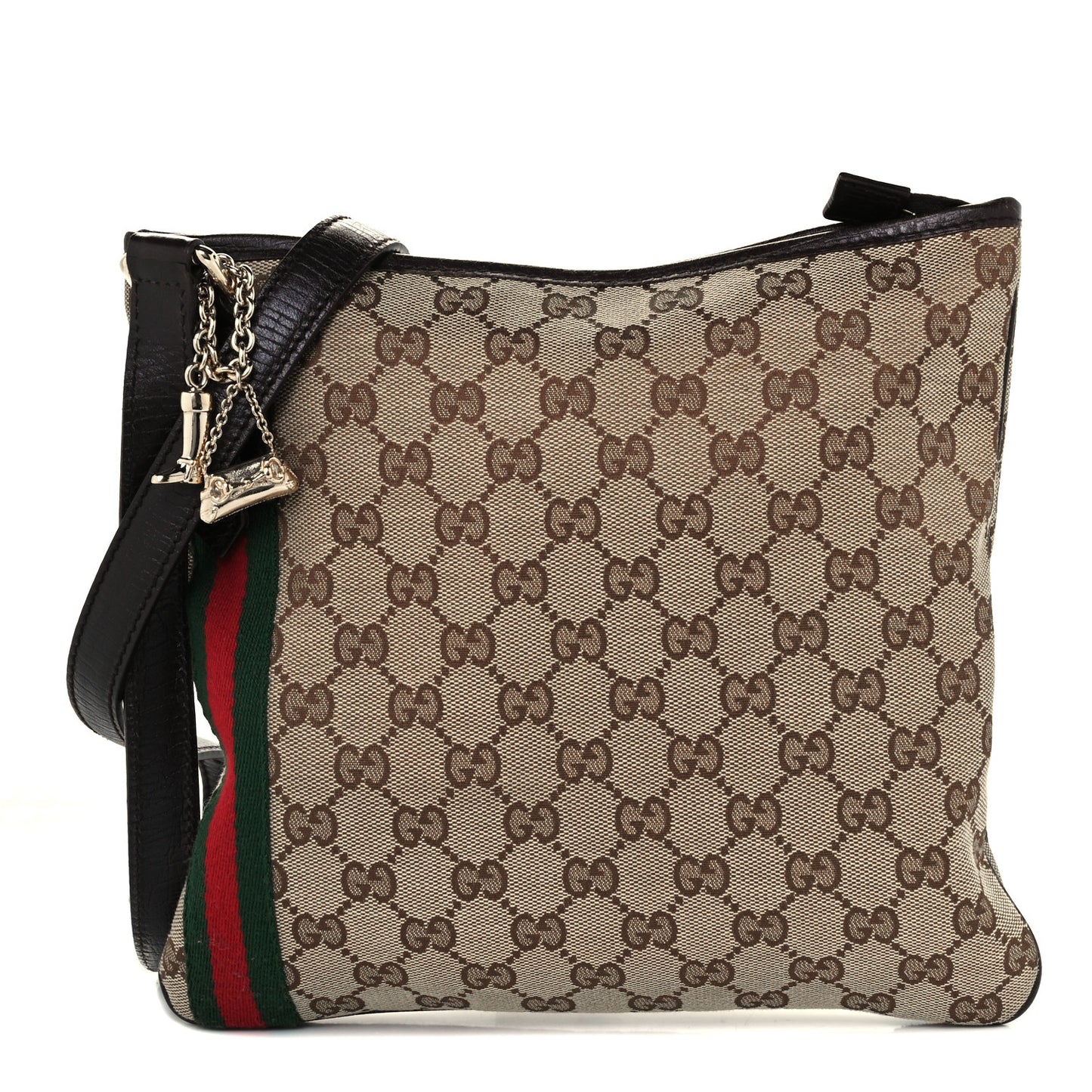 Monogram Web Jolicoeur Charms Messenger Dark Brown