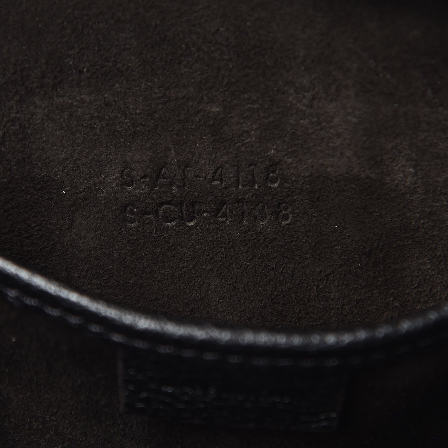 Celine Drummed Calfskin Nano Luggage Black 7 of 10