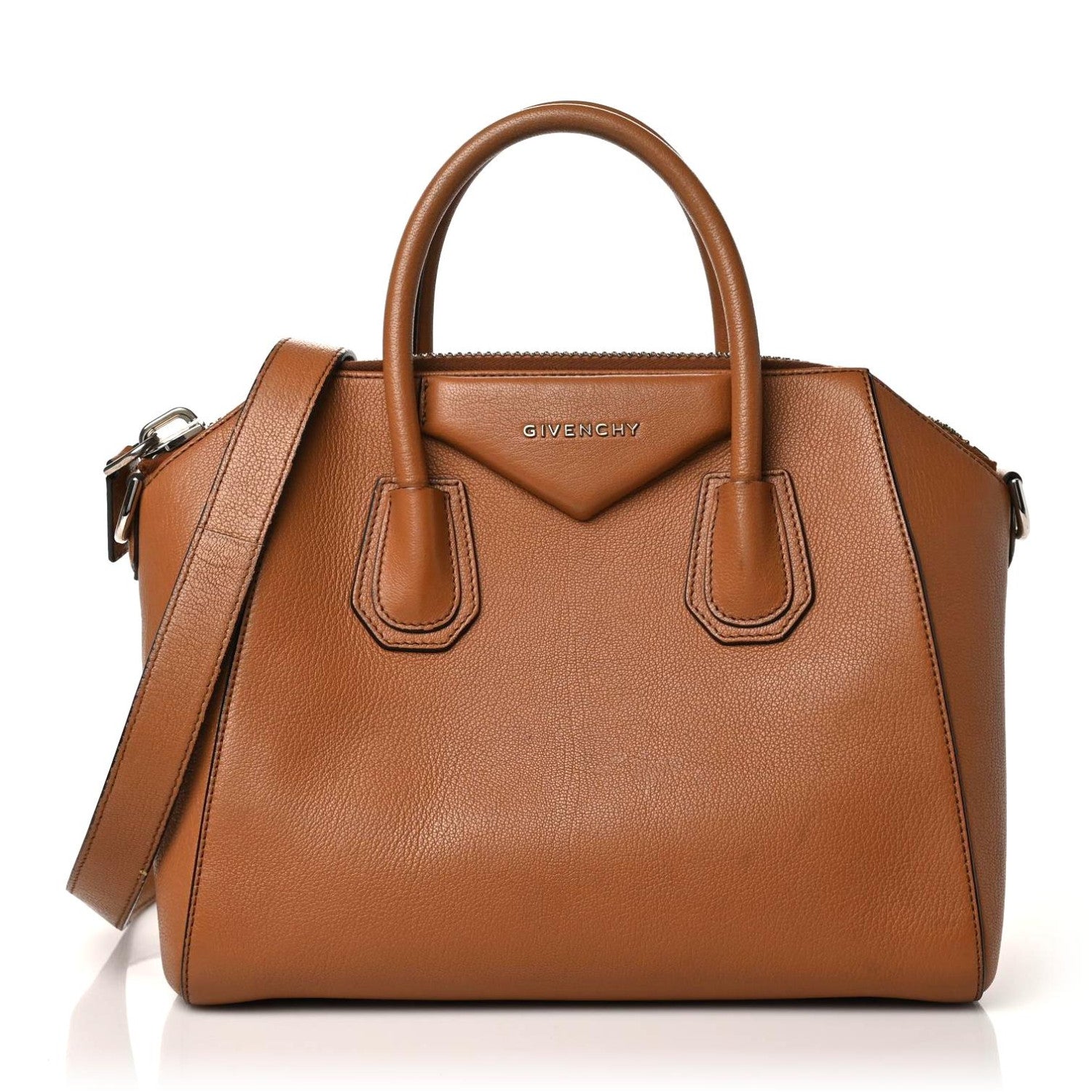 Givenchy Sugar Goatskin Small Antigona Caramel 1 of 16