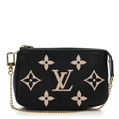 Louis Vuitton Empreinte Monogram Giant Mini Pochette Accessories Black 1 of 7