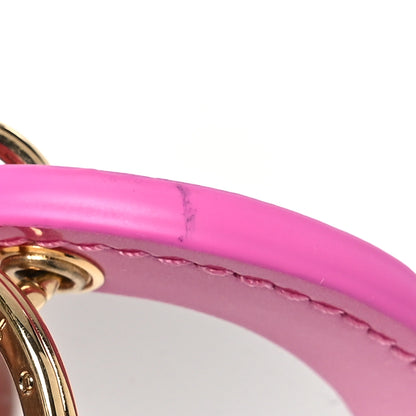 Louis Vuitton Vernis See Your Love Heart Key Holder Bag Charm Pink 6 of 6