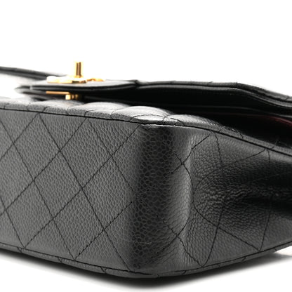 Chanel Caviar Quilted Small Double Flap Black 10 of 10