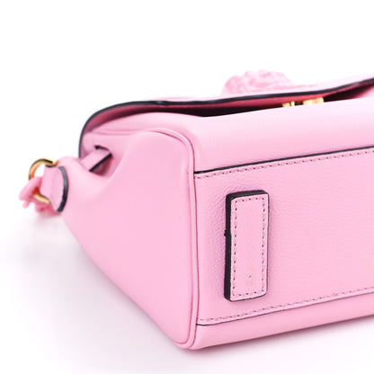 Versace Grained Calfskin Small La Medusa Top Handle Bag Pink 7 of 9