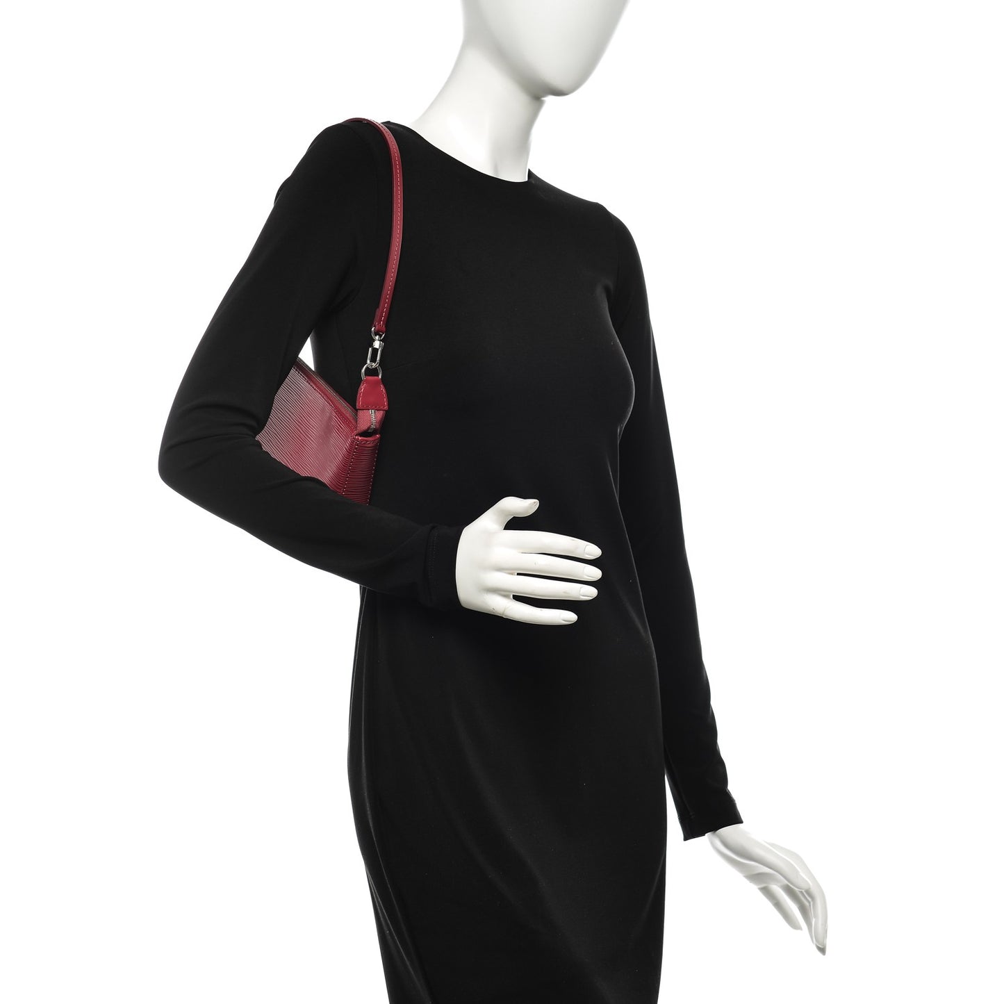 Epi Pochette Accessories NM Fuchsia