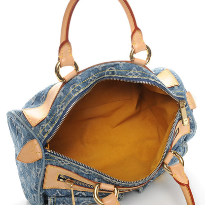 Louis Vuitton Monogram Denim Neo Speedy Blue 5 of 7