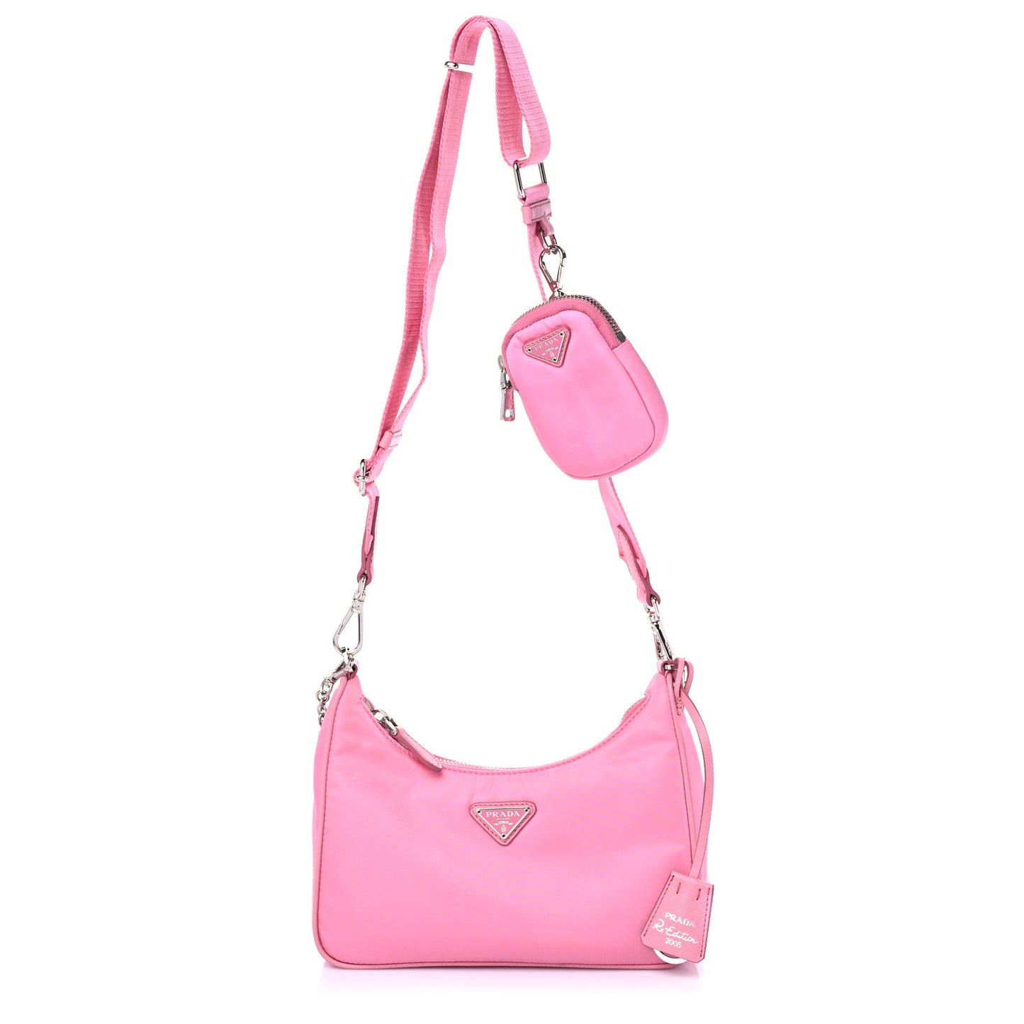 Nylon Re-Edition 2005 Shoulder Bag Begonia