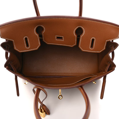 Hermes Togo Birkin 30 Gold 5 of 8