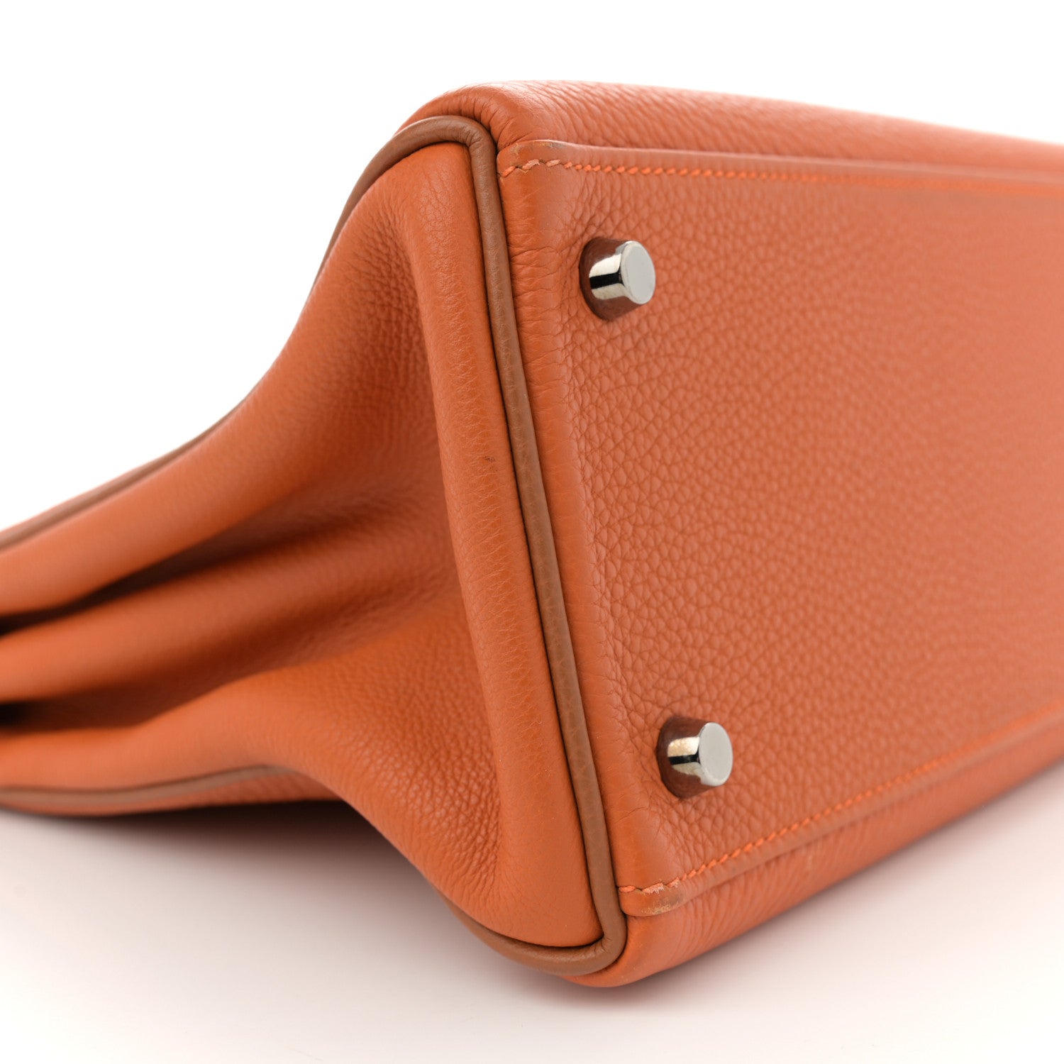 Hermes Togo Kelly Retourne 28 Potiron Gold 9 of 18