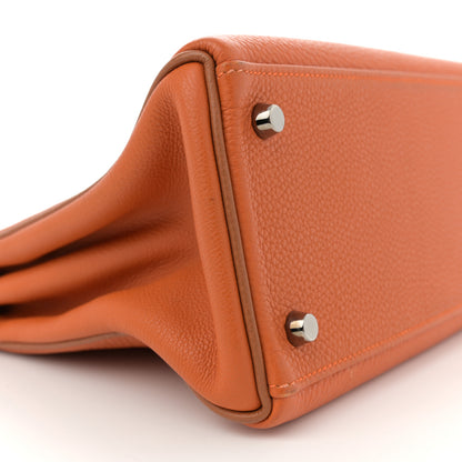 Hermes Togo Kelly Retourne 28 Potiron Gold 9 of 18