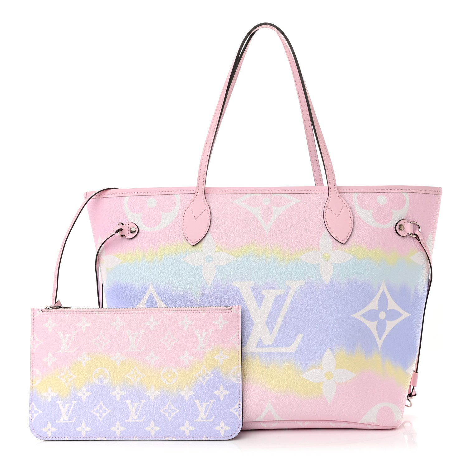 Louis Vuitton Monogram Escale Neverfull MM Pastel 1 of 17