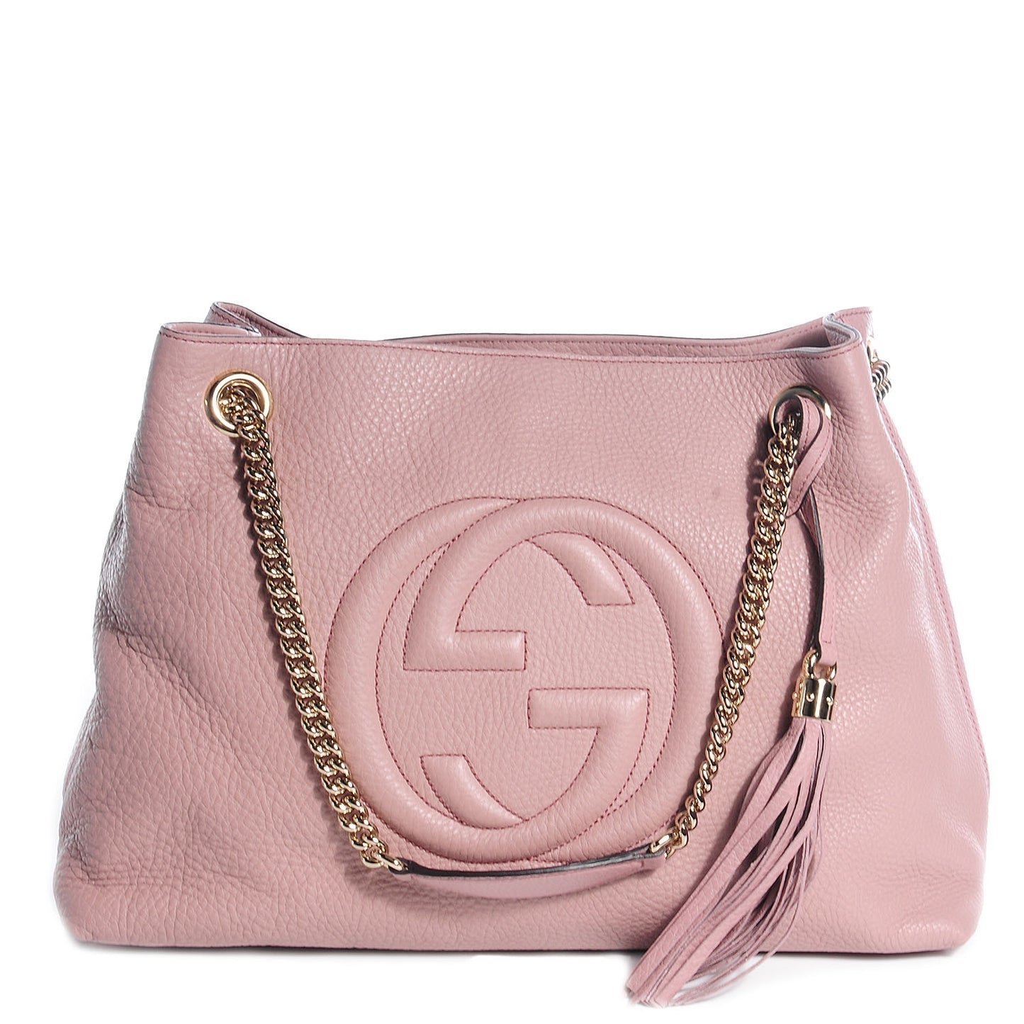 Cellarius Calfskin Medium Soho Chain Shoulder Bag Dark Cipria