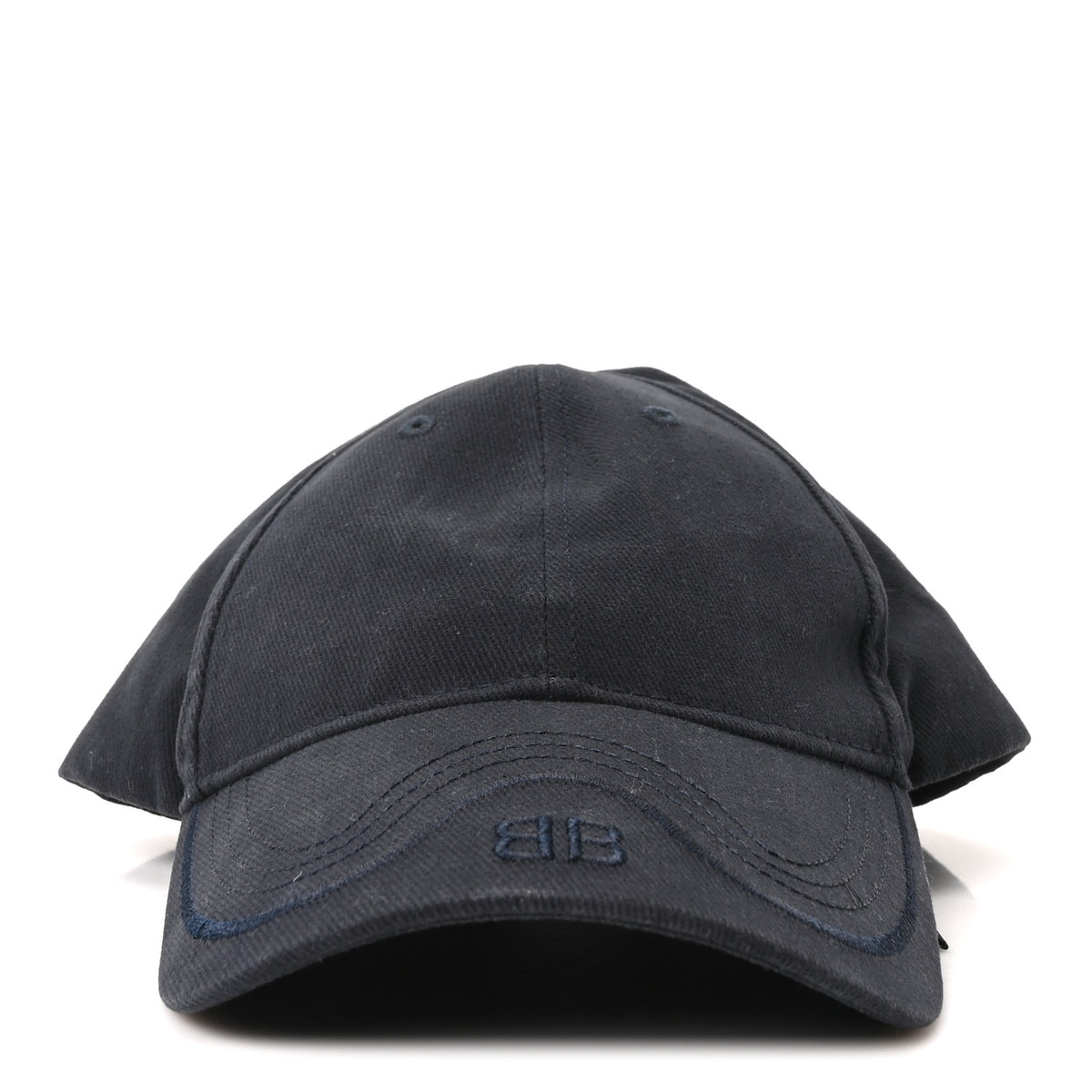 Cotton BB Logo Baseball Hat L Navy