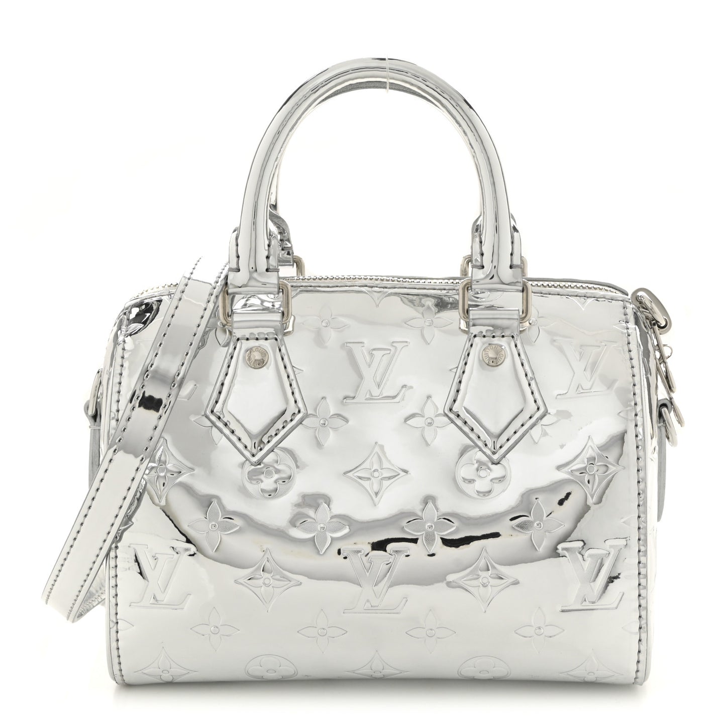 Monogram Miroir Speedy Bandouliere 20 Silver