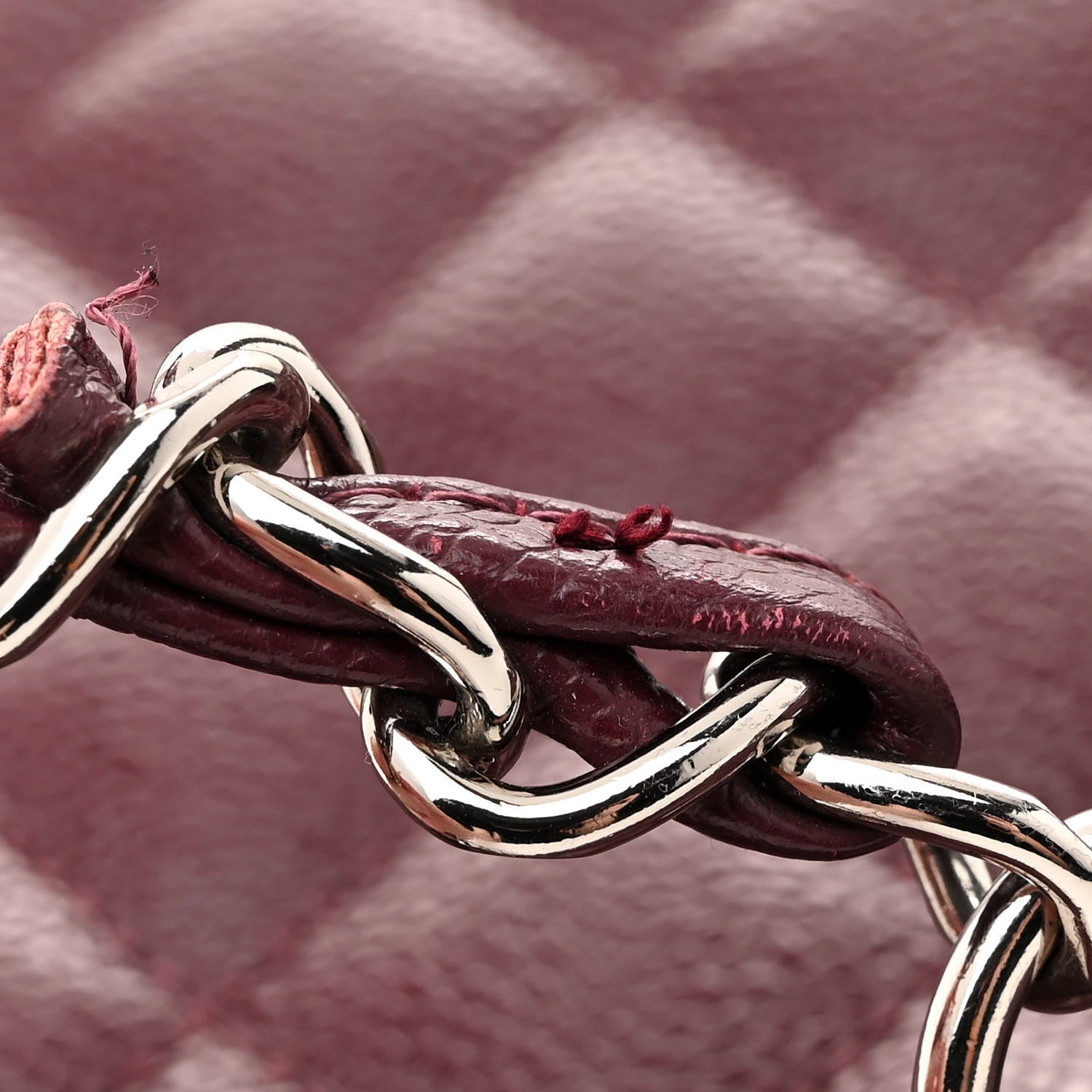 Chanel Caviar Quilted Grand Shopping Tote GST Dark Burgundy 11 of 14