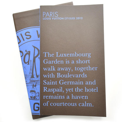 Louis Vuitton Paris City Guide Book 1 of 3