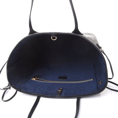Louis Vuitton Empreinte Monogram Giant Neverfull MM Black 5 of 10