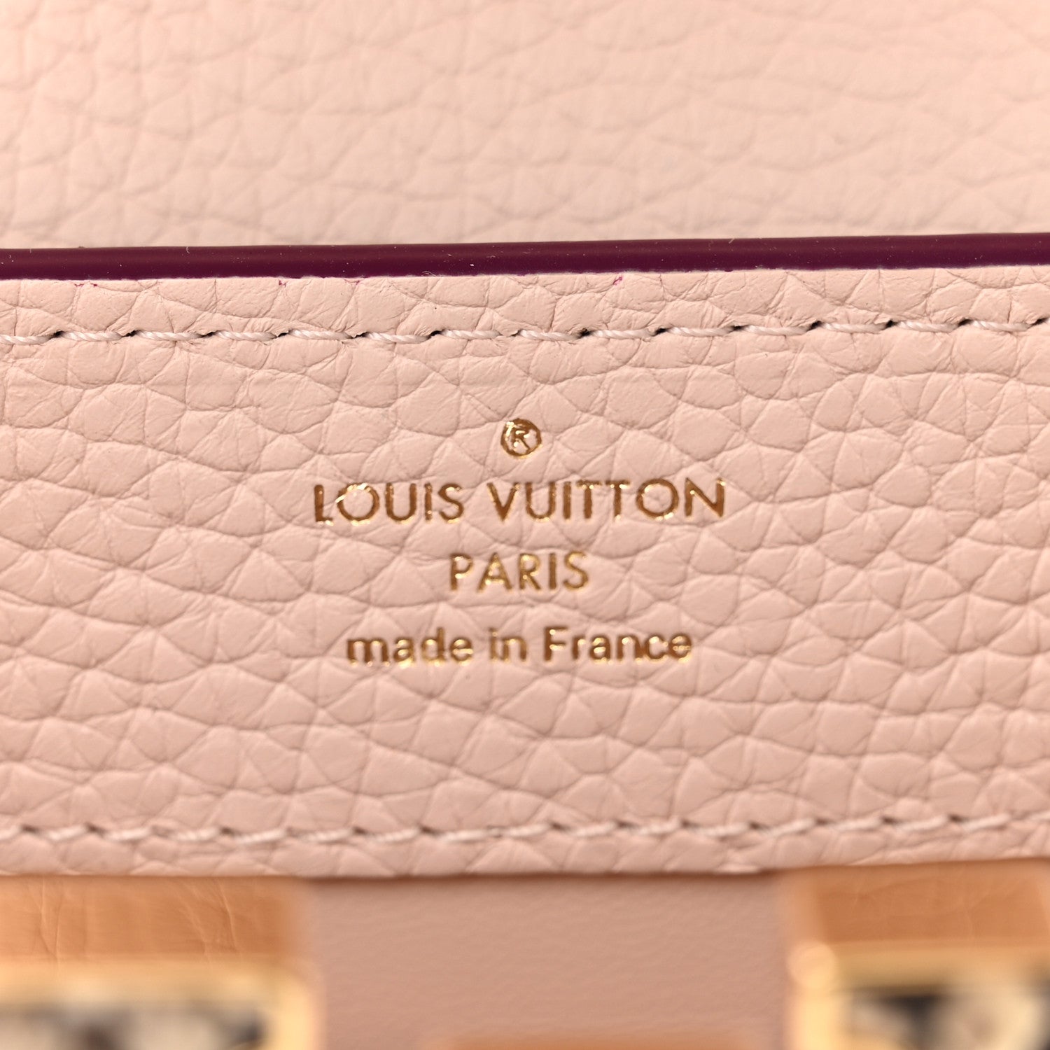 Louis Vuitton Taurillon Snakeskin Mini Capucines Deep Purple 5 of 10