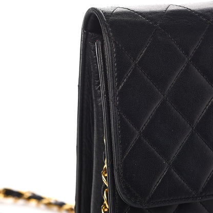 Chanel Lambskin Quilted Medium Single Flap Black 9 of 14