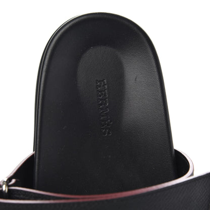Hermes Epsom Mens Chypre Sandals 43.5 Black 6 of 9