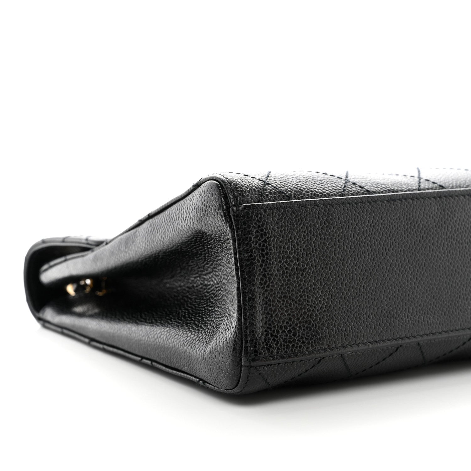 Chanel Caviar Quilted Medium Single Flap Black 10 of 12