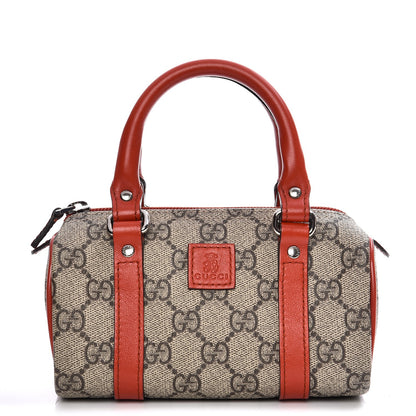 Gucci GG Supreme Monogram Kid's Mini Joy Boston Orange 1 of 6