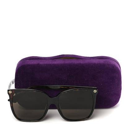 Gucci Acetate GG Sunglasses GG0022S Havana 8 of 8