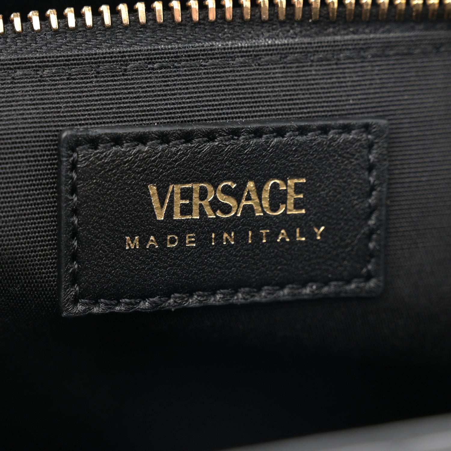 Versace Nappa Quilted Medusa Chain Bag Black 6 of 11