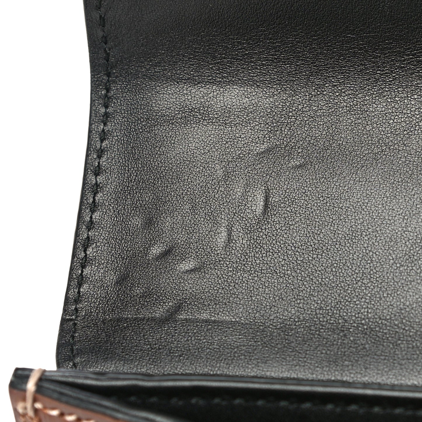 GG Supreme Monogram Calfskin Small Padlock Shoulder Bag Beige Black Cuir