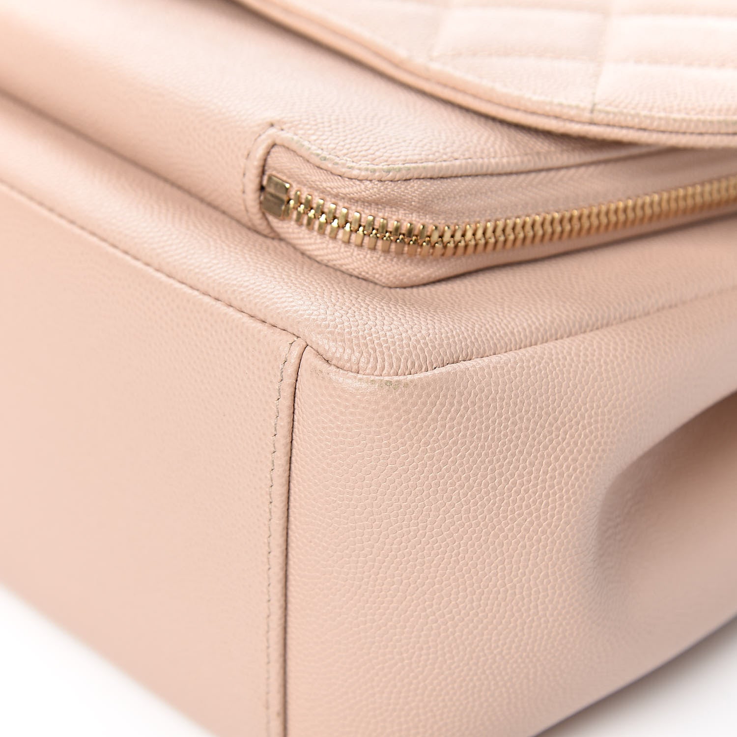 Chanel Caviar Quilted Large Business Affinity Flap Beige 9 of 17