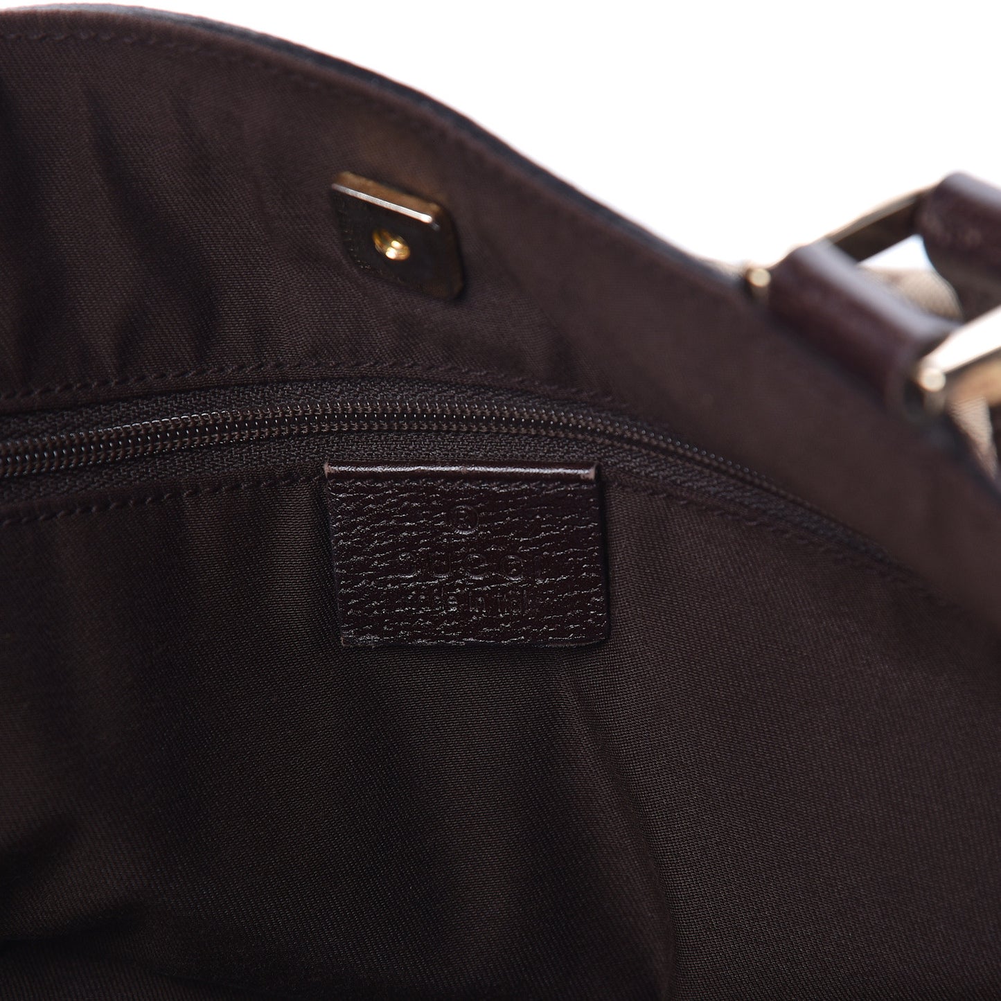 Monogram Abbey D Ring Tote Dark Brown