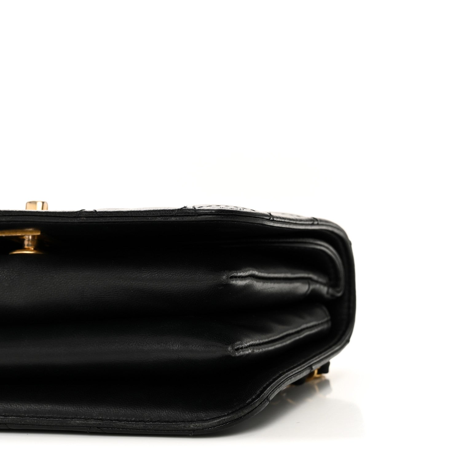 Chanel Caviar Quilted Mini Top Handle Flap Black 10 of 10