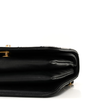 Chanel Caviar Quilted Mini Top Handle Flap Black 10 of 10