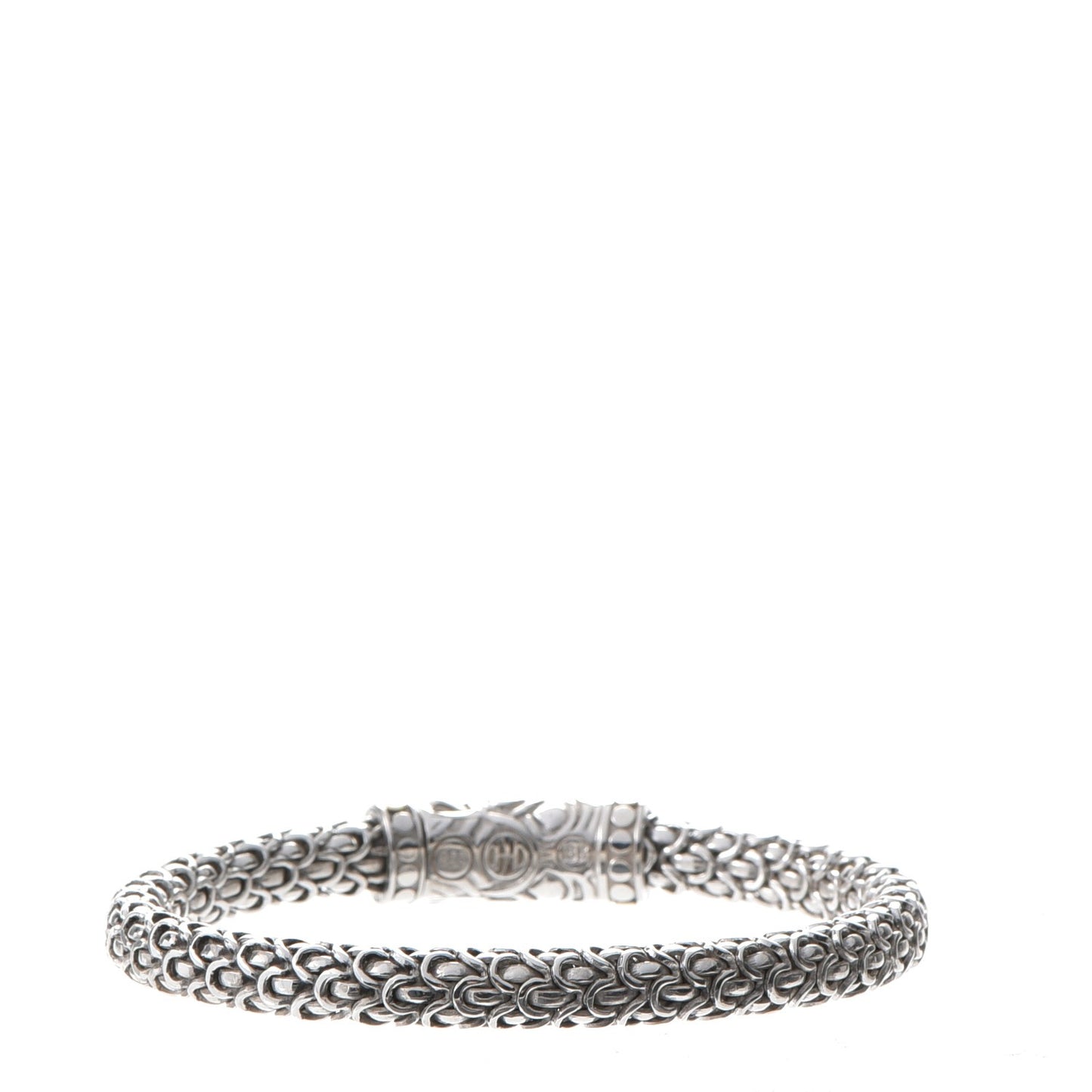 Sterling Silver 18K Yellow Gold 6mm Naga Station Bracelet