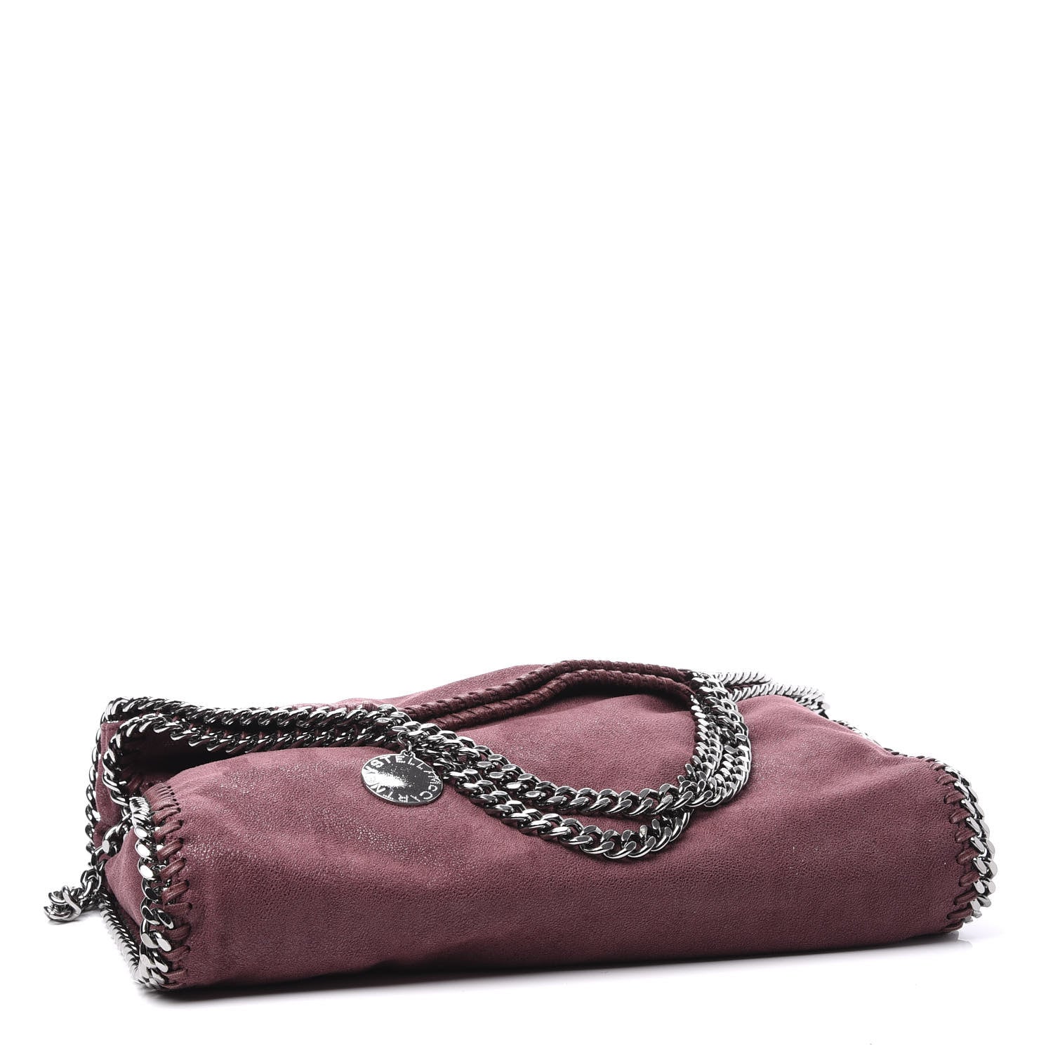Stella McCartney Shaggy Deer Falabella Fold Over Tote Plum 3 of 8